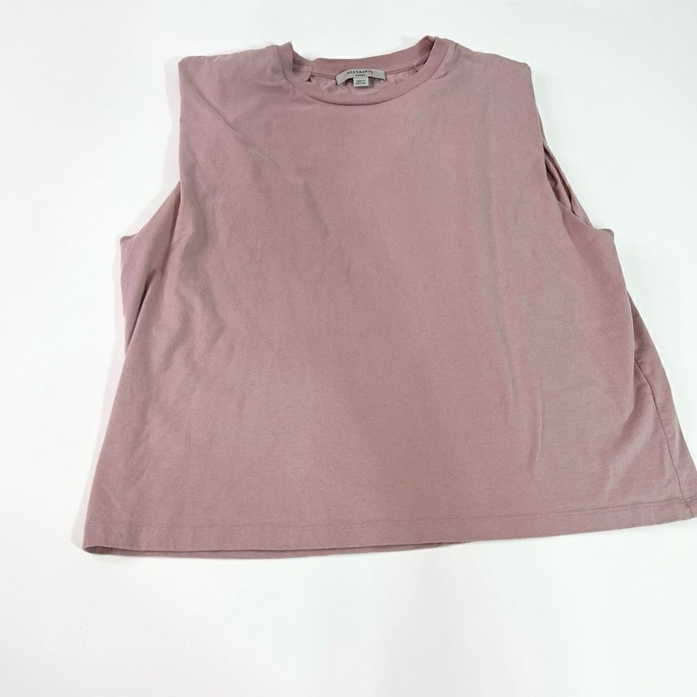 All Saints Tank Top Women's Large Organic Cotton Sleeveless Pullover